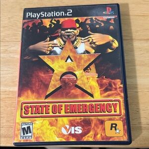State of Emergency for PlayStation 2 - Black and Red
